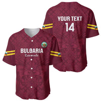 Custom Bulgaria Football Baseball Jersey Go Lavovete Bulgarian Pattern