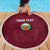 Custom Bulgaria Football Beach Blanket Go Lavovete Bulgarian Pattern