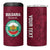 Custom Bulgaria Football 4 in 1 Can Cooler Tumbler Go Lavovete Bulgarian Pattern