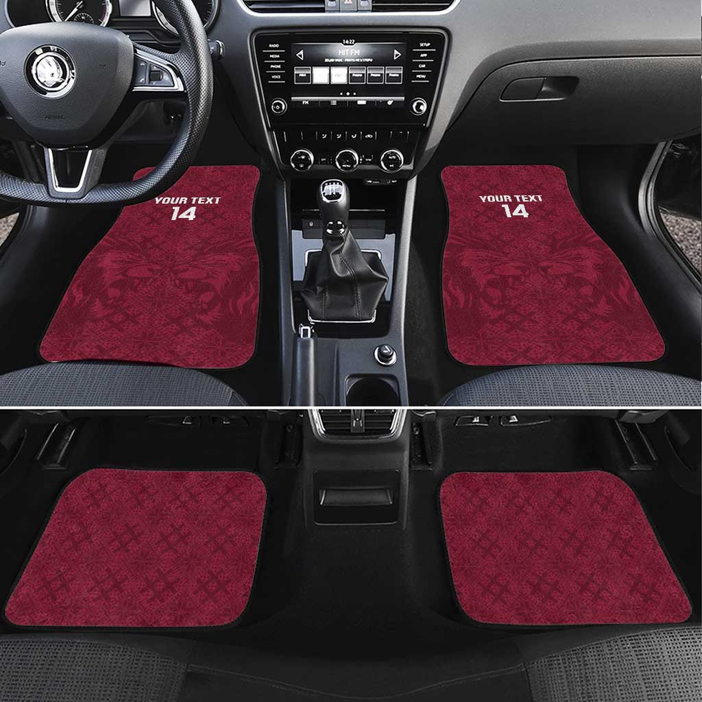 Custom Bulgaria Football Car Mats Go Lavovete Bulgarian Pattern