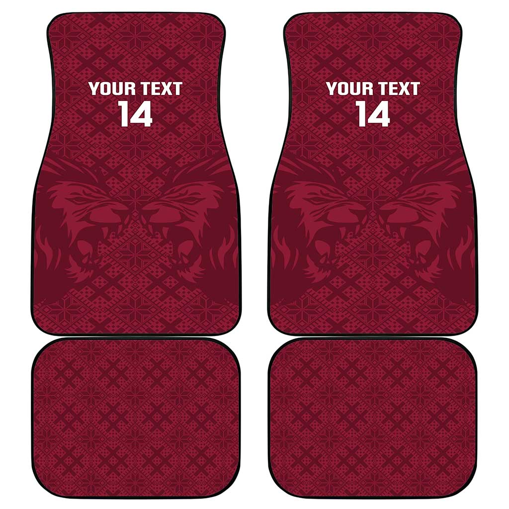 Custom Bulgaria Football Car Mats Go Lavovete Bulgarian Pattern