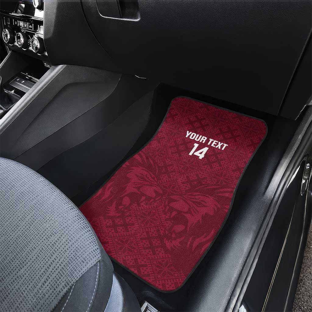 Custom Bulgaria Football Car Mats Go Lavovete Bulgarian Pattern