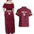 Custom Bulgaria Football Couples Matching Off Shoulder Maxi Dress and Hawaiian Shirt Go Lavovete Bulgarian Pattern