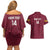 Custom Bulgaria Football Couples Matching Off Shoulder Short Dress and Hawaiian Shirt Go Lavovete Bulgarian Pattern