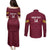Custom Bulgaria Football Couples Matching Puletasi and Long Sleeve Button Shirt Go Lavovete Bulgarian Pattern