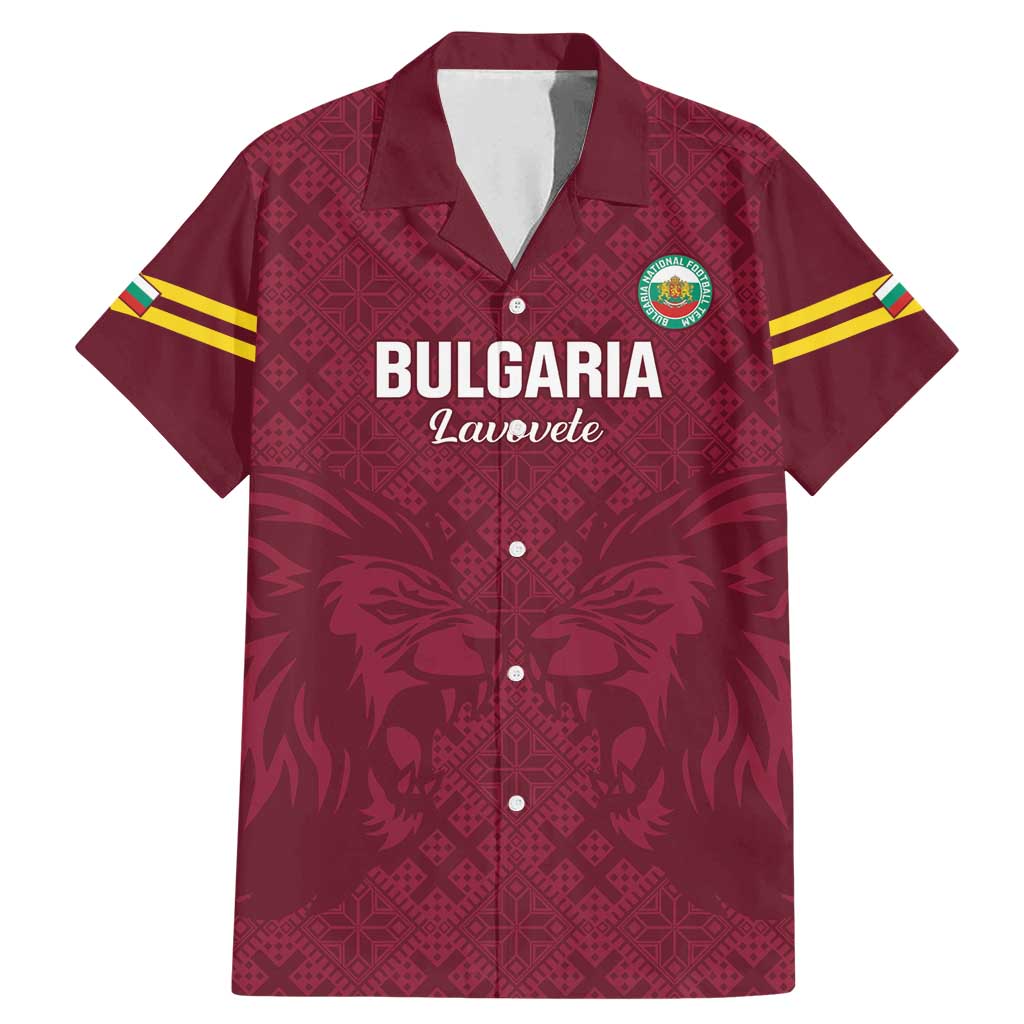 Custom Bulgaria Football Family Matching Mermaid Dress and Hawaiian Shirt Go Lavovete Bulgarian Pattern