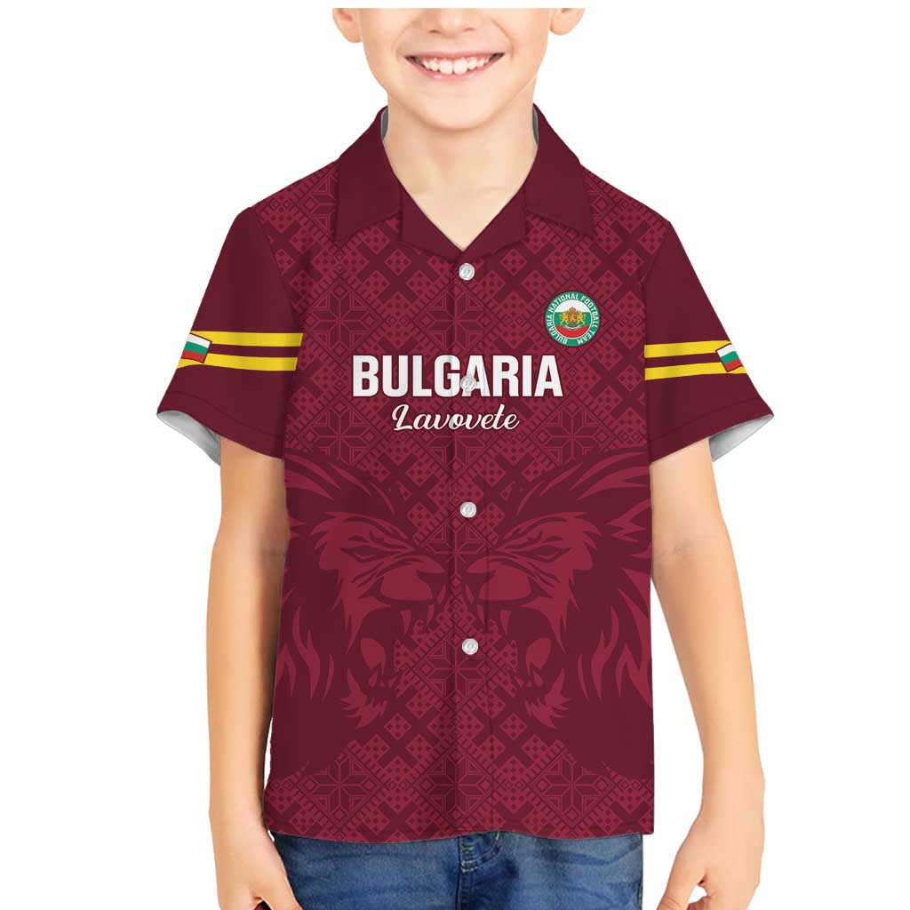 Custom Bulgaria Football Family Matching Mermaid Dress and Hawaiian Shirt Go Lavovete Bulgarian Pattern