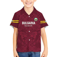 Custom Bulgaria Football Family Matching Off Shoulder Maxi Dress and Hawaiian Shirt Go Lavovete Bulgarian Pattern