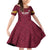 Custom Bulgaria Football Family Matching Off Shoulder Short Dress and Hawaiian Shirt Go Lavovete Bulgarian Pattern