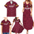 Custom Bulgaria Football Family Matching Summer Maxi Dress and Hawaiian Shirt Go Lavovete Bulgarian Pattern