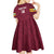 Custom Bulgaria Football Kid Short Sleeve Dress Go Lavovete Bulgarian Pattern