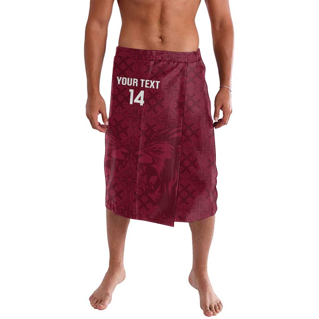 Custom Bulgaria Football Lavalava Go Lavovete Bulgarian Pattern