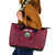 Custom Bulgaria Football Leather Tote Bag Go Lavovete Bulgarian Pattern