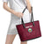 Custom Bulgaria Football Leather Tote Bag Go Lavovete Bulgarian Pattern