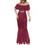 Custom Bulgaria Football Mermaid Dress Go Lavovete Bulgarian Pattern