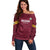 Custom Bulgaria Football Off Shoulder Sweater Go Lavovete Bulgarian Pattern