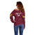 Custom Bulgaria Football Off Shoulder Sweater Go Lavovete Bulgarian Pattern