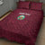 Custom Bulgaria Football Quilt Bed Set Go Lavovete Bulgarian Pattern