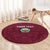 Custom Bulgaria Football Round Carpet Go Lavovete Bulgarian Pattern
