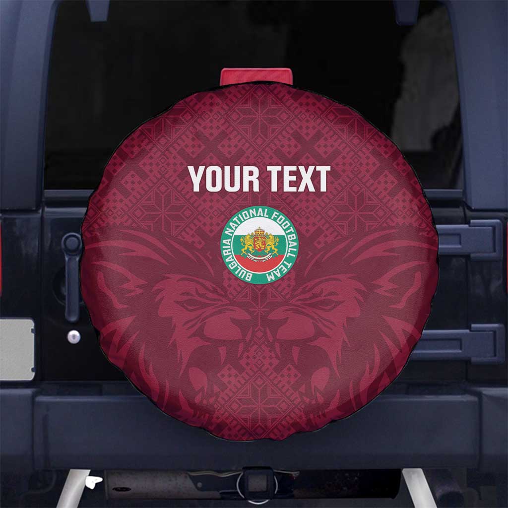 Custom Bulgaria Football Spare Tire Cover Go Lavovete Bulgarian Pattern
