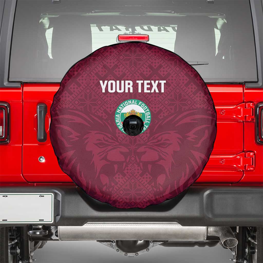 Custom Bulgaria Football Spare Tire Cover Go Lavovete Bulgarian Pattern