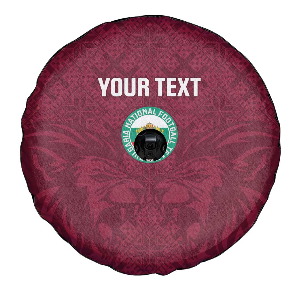 Custom Bulgaria Football Spare Tire Cover Go Lavovete Bulgarian Pattern