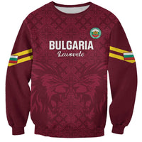 Custom Bulgaria Football Sweatshirt Go Lavovete Bulgarian Pattern