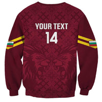 Custom Bulgaria Football Sweatshirt Go Lavovete Bulgarian Pattern