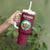 Custom Bulgaria Football Tumbler With Handle Go Lavovete Bulgarian Pattern