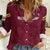 Custom Bulgaria Football Women Casual Shirt Go Lavovete Bulgarian Pattern