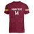 Custom Bulgaria Football Women V-Neck T-Shirt Go Lavovete Bulgarian Pattern