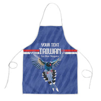 Custom Taiwan Football 2026 Apron Come On Blue Magpies