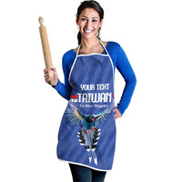 Custom Taiwan Football 2026 Apron Come On Blue Magpies