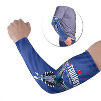 Custom Taiwan Football 2026 Arm Sleeves Come On Blue Magpies