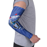 Custom Taiwan Football 2026 Arm Sleeves Come On Blue Magpies