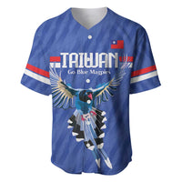 Custom Taiwan Football 2026 Baseball Jersey Come On Blue Magpies