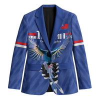 Custom Taiwan Football 2026 Blazer Come On Blue Magpies