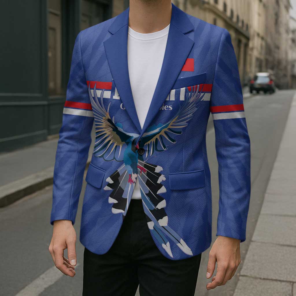 Custom Taiwan Football 2026 Blazer Come On Blue Magpies