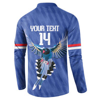 Custom Taiwan Football 2026 Button Sweatshirt Come On Blue Magpies