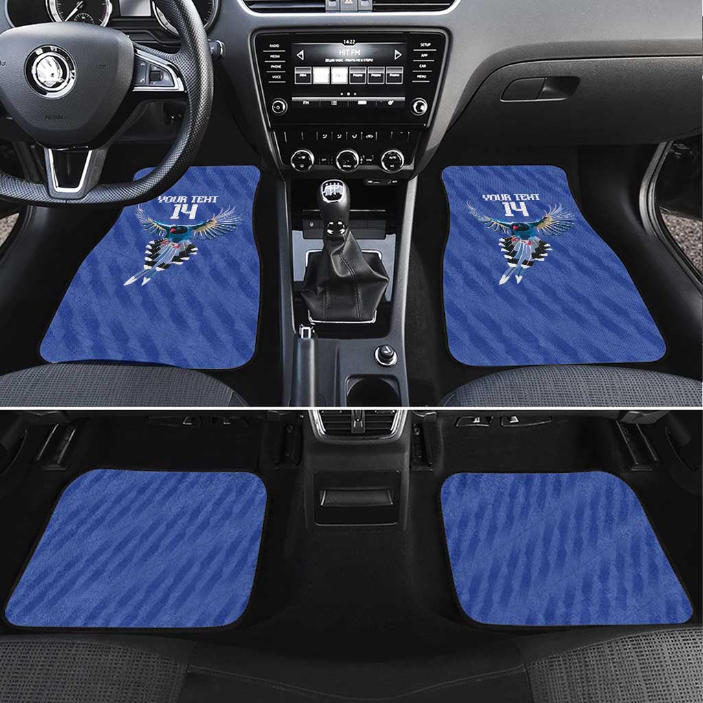 Custom Taiwan Football 2026 Car Mats Come On Blue Magpies