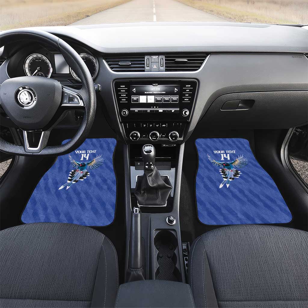 Custom Taiwan Football 2026 Car Mats Come On Blue Magpies