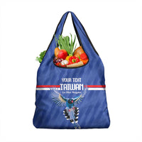 Custom Taiwan Football 2026 Grocery Bag Come On Blue Magpies