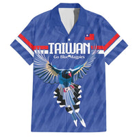 Custom Taiwan Football 2026 Hawaiian Shirt Come On Blue Magpies