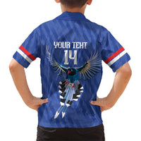 Custom Taiwan Football 2026 Hawaiian Shirt Come On Blue Magpies