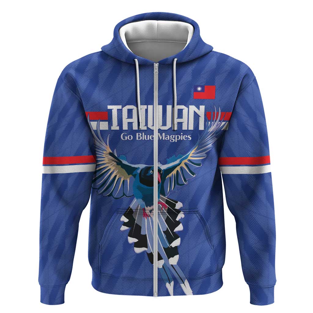 Custom Taiwan Football 2026 Hoodie Come On Blue Magpies