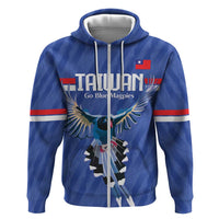 Custom Taiwan Football 2026 Hoodie Come On Blue Magpies