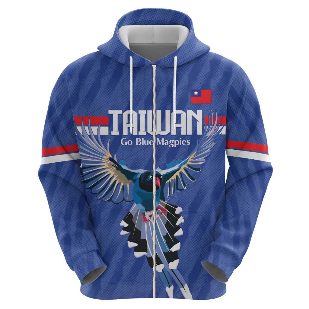 Custom Taiwan Football 2026 Hoodie Come On Blue Magpies