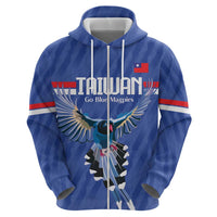 Custom Taiwan Football 2026 Hoodie Come On Blue Magpies