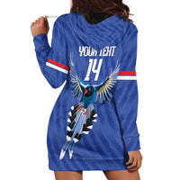 Custom Taiwan Football 2026 Hoodie Dress Come On Blue Magpies