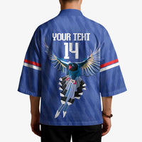 Custom Taiwan Football 2026 Kimono Come On Blue Magpies